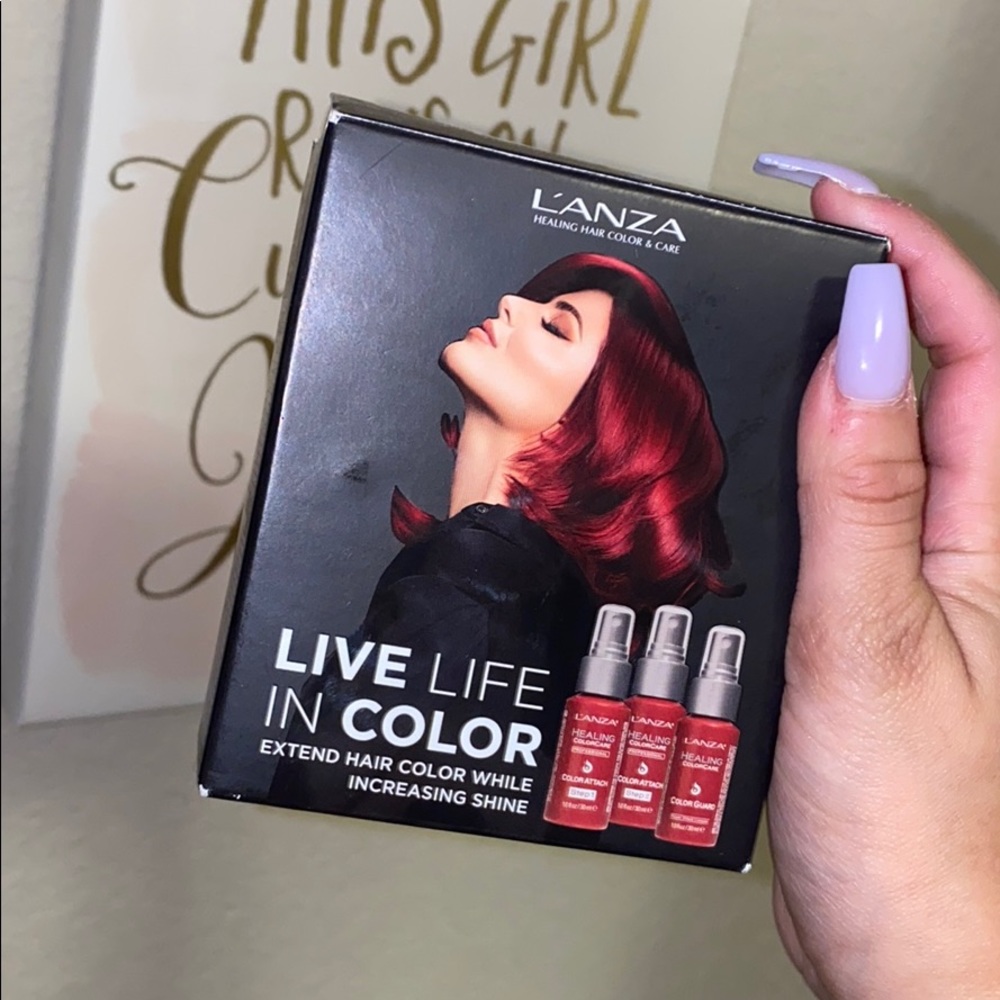 L’anza color attach system and hair mask